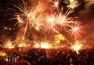 Kembang Api Malam Natal 2018